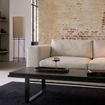 Stability coffee table - varnished Minerals - Umber - rectangular White Cliff Studio COFFEE TABLE