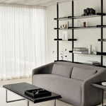 Stability coffee table - varnished Minerals - Umber - rectangular White Cliff Studio COFFEE TABLE