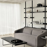 Stability coffee table - varnished Minerals - Umber - rectangular White Cliff Studio COFFEE TABLE