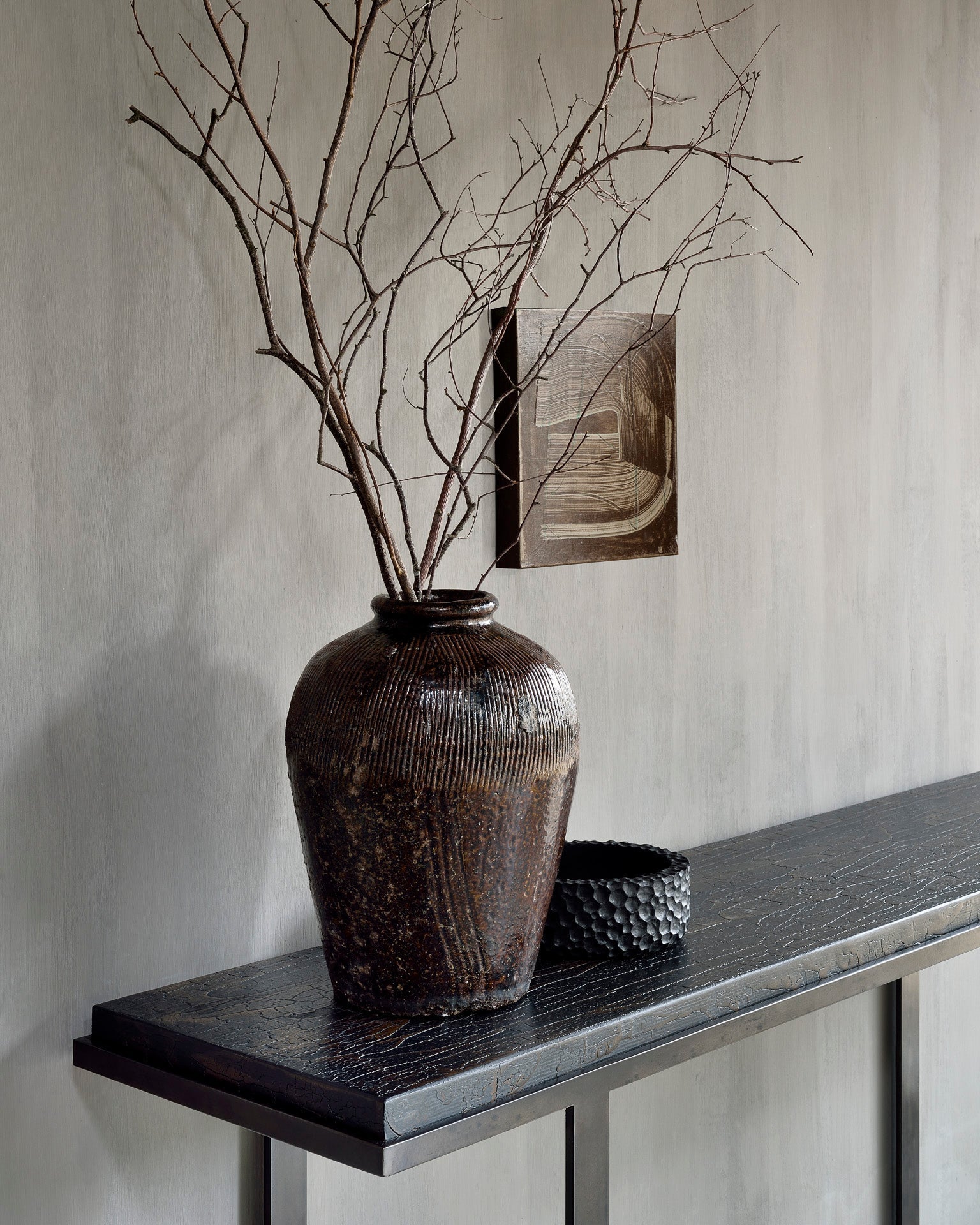 Stability Console White Cliff Studio Console Tables