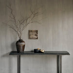Stability console - varnished Minerals - Umber White Cliff Studio Console Table
