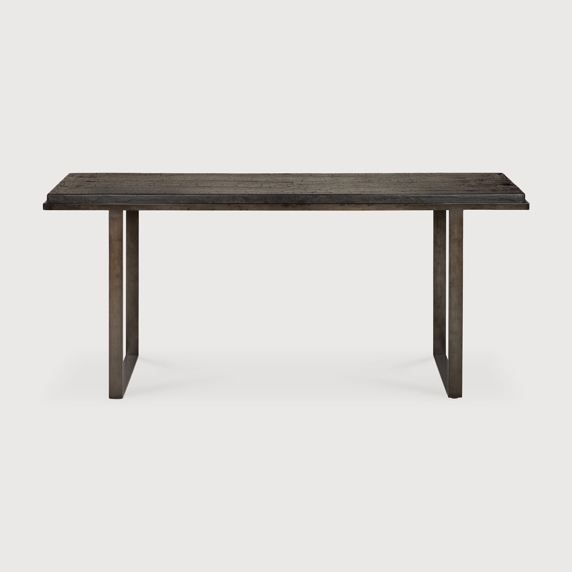 Stability console - varnished Minerals - Umber White Cliff Studio Console Table