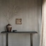 Stability console - varnished Minerals - Umber White Cliff Studio Console Table