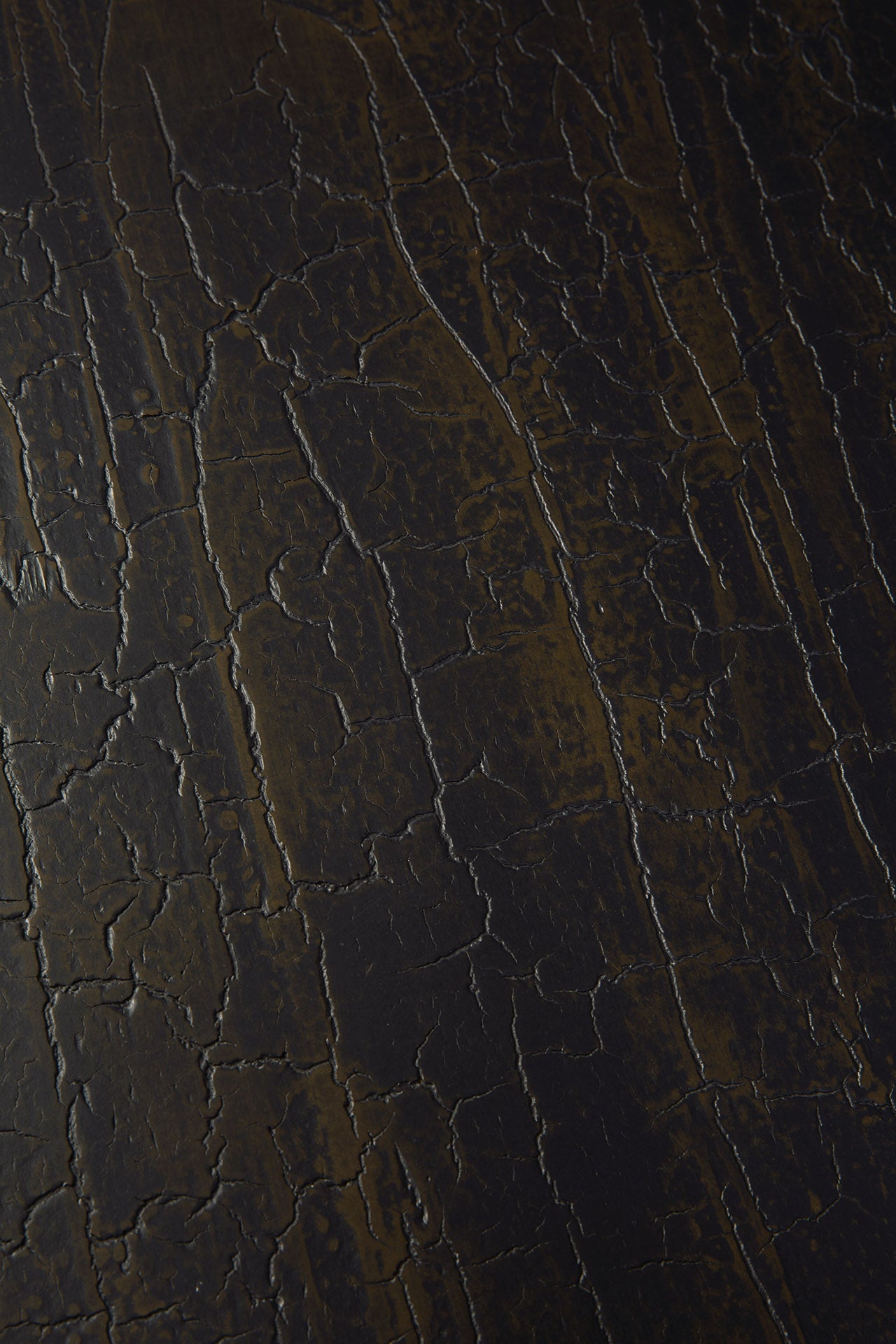 Stability console - varnished Minerals - Umber - low White Cliff Studio Console Table