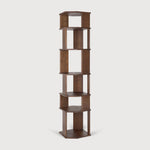 Stairs column - varnished teak - brown White Cliff Studio Wall Shelf