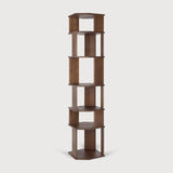 Stairs column - varnished teak - brown White Cliff Studio Wall Shelf
