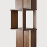 Stairs column - varnished teak - brown White Cliff Studio Wall Shelf