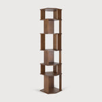 Stairs column - varnished teak - brown White Cliff Studio Wall Shelf
