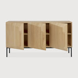 Stairs sideboard - varnished oak - 3 doors White Cliff Studio Sideboard
