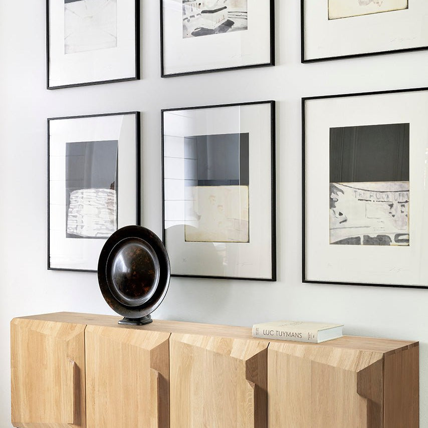 Stairs sideboard - varnished oak - 4 doors White Cliff Studio Sideboard