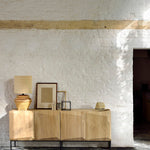 Stairs sideboard - varnished oak - 4 doors White Cliff Studio Sideboard