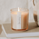 Stress Relief Soy Candle - Tinted Glass Jar - 12 oz White Cliff Studio Candles and Candle Accessories