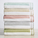 Striped Cabana Beach Towel - Edgartown Collection White Cliff Studio Towels