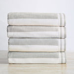 Striped Cabana Beach Towel - Edgartown Collection White Cliff Studio Towels