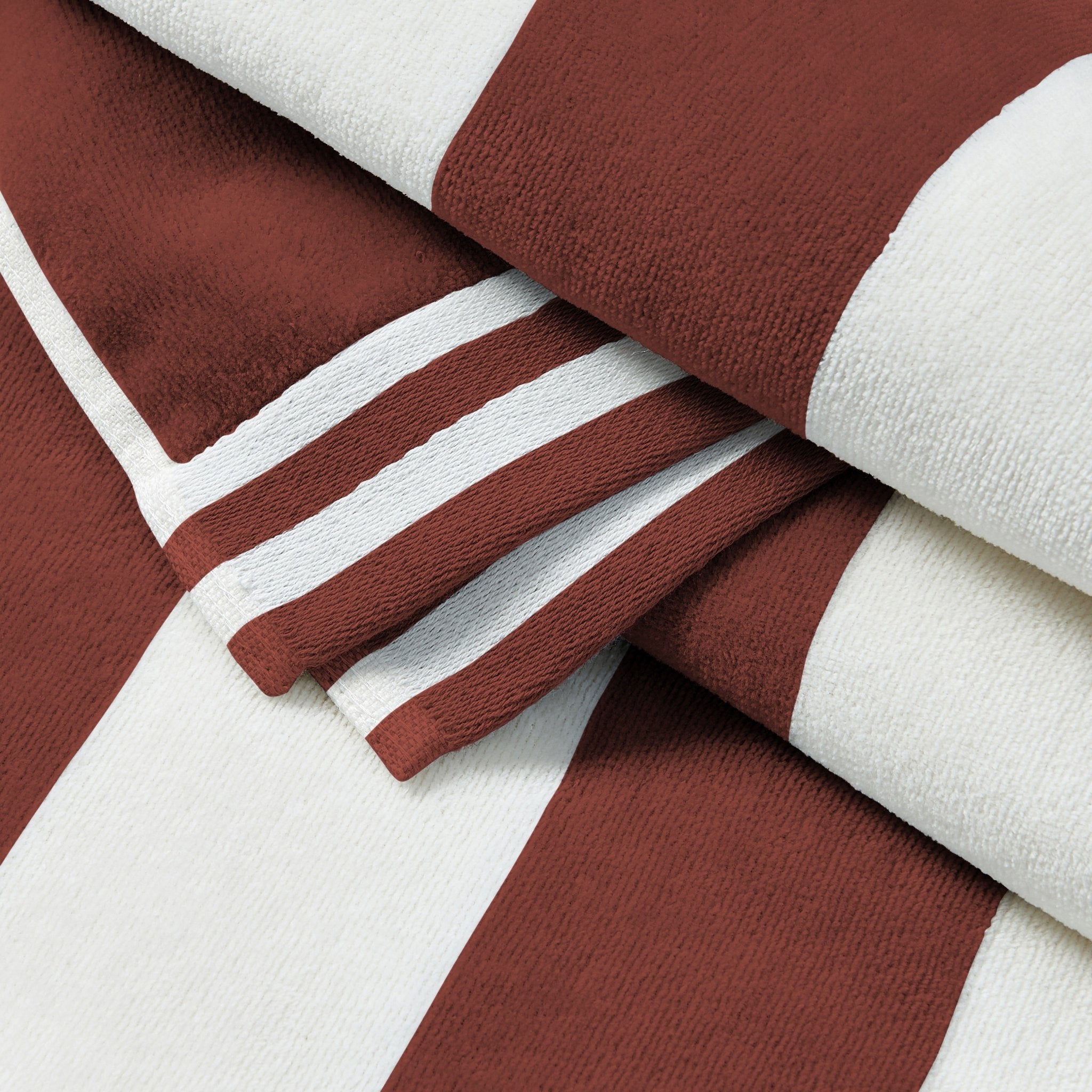 Striped Cabana Beach Towel - Edgartown Collection White Cliff Studio Towels
