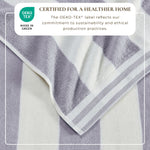 Striped Cabana Beach Towel - Edgartown Collection White Cliff Studio Towels