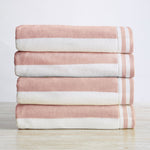 Striped Cabana Beach Towel - Edgartown Collection White Cliff Studio Towels