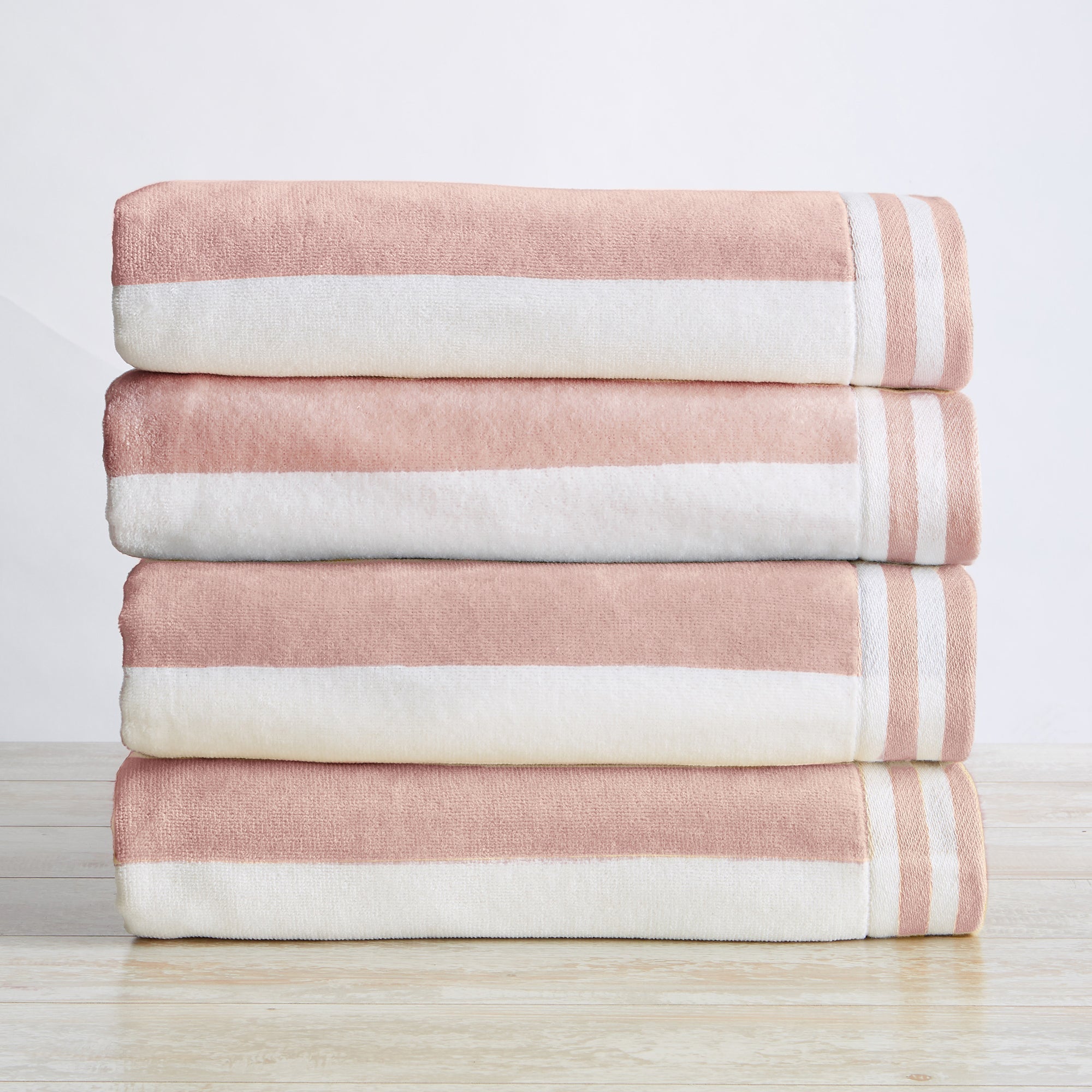 Striped Cabana Beach Towel - Edgartown Collection White Cliff Studio Towels