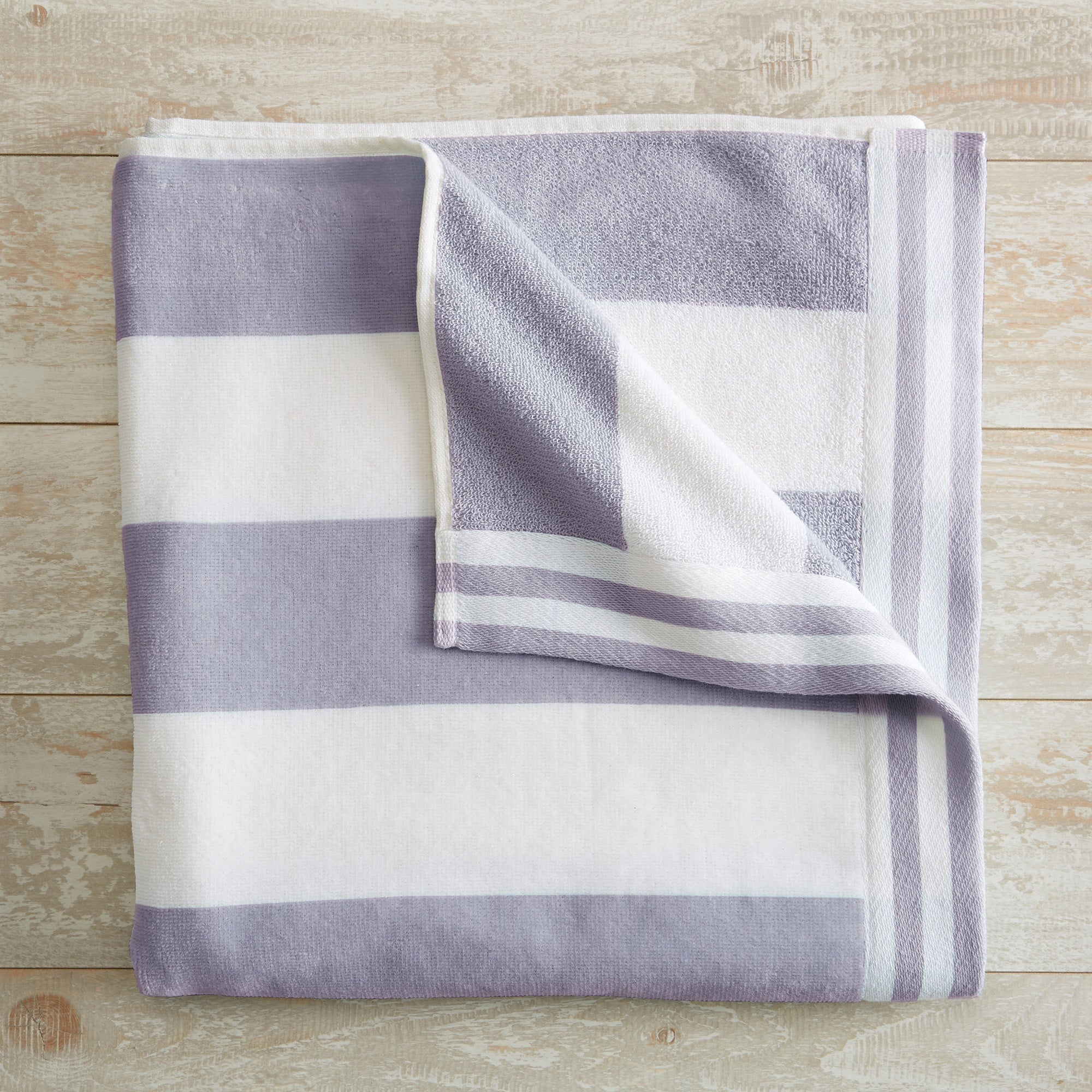 Striped Cabana Beach Towel - Edgartown Collection White Cliff Studio Towels
