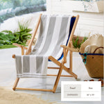 Striped Cabana Beach Towel - Edgartown Collection White Cliff Studio Towels