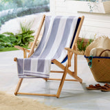 Striped Cabana Beach Towel - Edgartown Collection White Cliff Studio Towels