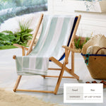 Striped Cabana Beach Towel - Edgartown Collection White Cliff Studio Towels