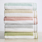 Striped Cabana Beach Towel - Edgartown Collection White Cliff Studio Towels