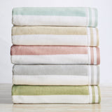 Striped Cabana Beach Towel - Edgartown Collection White Cliff Studio Towels