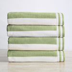 Striped Cabana Beach Towel - Edgartown Collection White Cliff Studio Towels