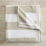 Striped Cabana Beach Towel - Edgartown Collection White Cliff Studio Towels