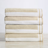 Striped Cabana Beach Towel - Edgartown Collection White Cliff Studio Towels