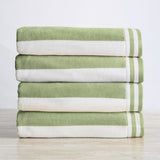 Striped Cabana Beach Towel - Edgartown Collection White Cliff Studio Towels