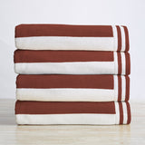 Striped Cabana Beach Towel - Edgartown Collection White Cliff Studio Towels