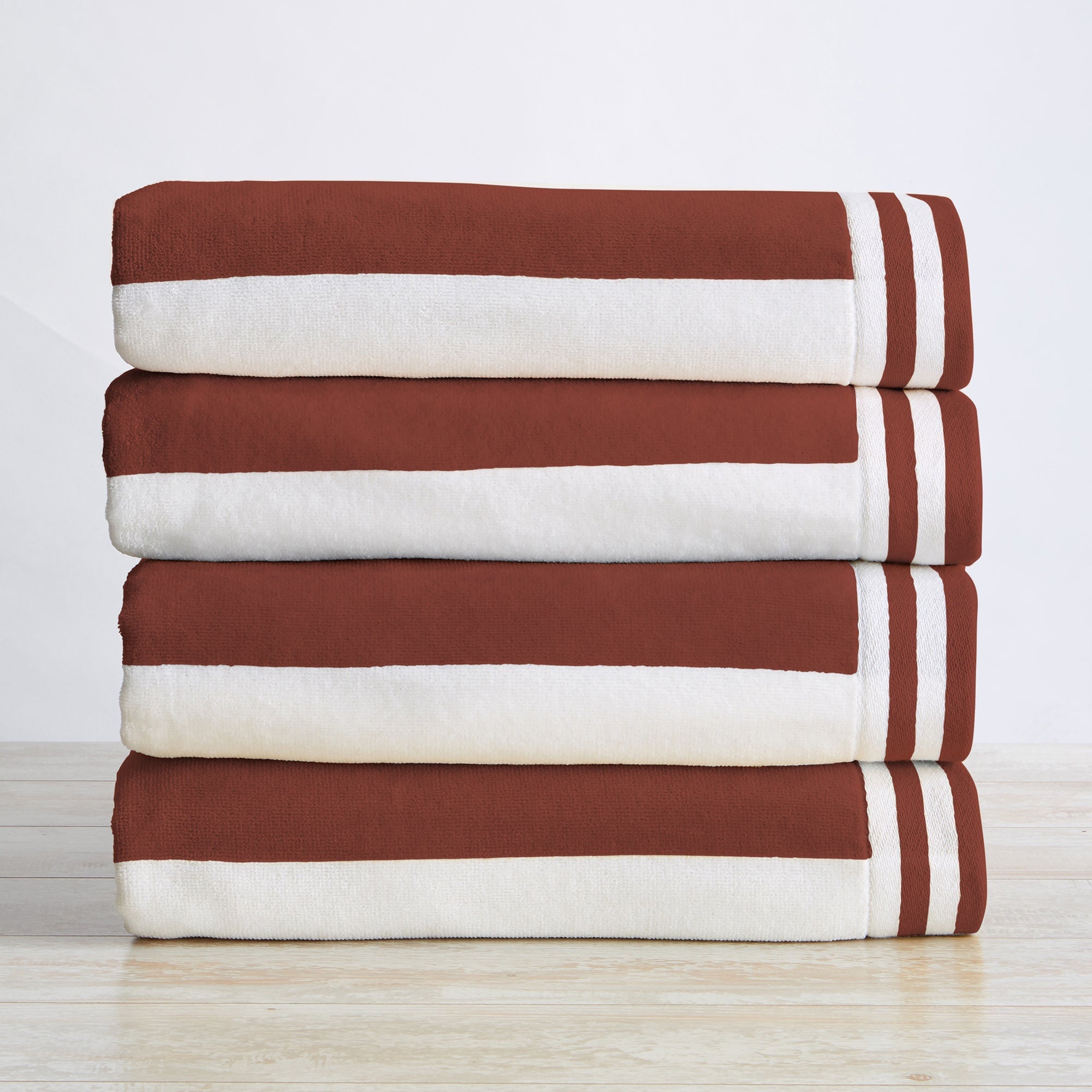 Striped Cabana Beach Towel - Edgartown Collection White Cliff Studio Towels