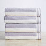 Striped Cabana Beach Towel - Edgartown Collection White Cliff Studio Towels