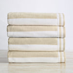 Striped Cabana Beach Towel - Edgartown Collection White Cliff Studio Towels
