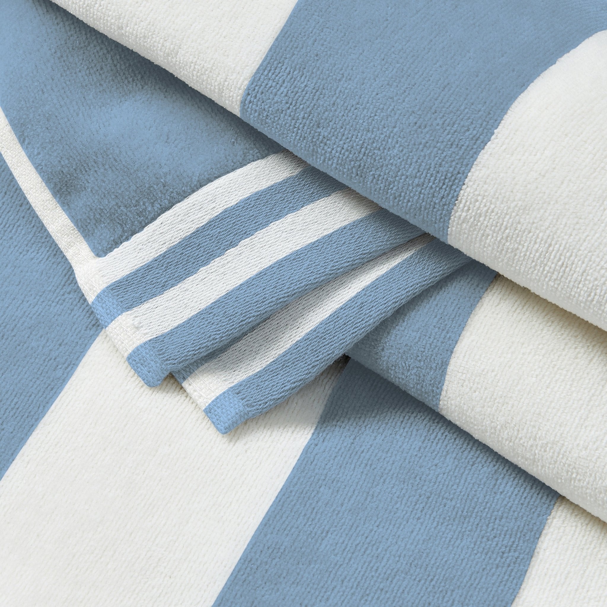 Striped Cabana Beach Towel - Edgartown Collection White Cliff Studio Towels