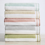 Striped Cabana Beach Towel - Edgartown Collection White Cliff Studio Towels