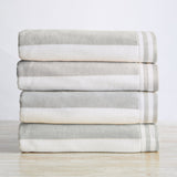 Striped Cabana Beach Towel - Edgartown Collection White Cliff Studio Towels
