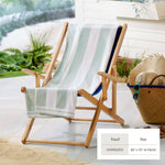 Striped Cabana Beach Towel - Edgartown Collection White Cliff Studio Towels