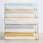 Striped Cabana Beach Towel - Edgartown Collection White Cliff Studio Towels