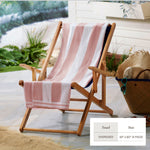 Striped Cabana Beach Towel - Edgartown Collection White Cliff Studio Towels