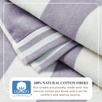 Striped Cabana Beach Towel - Edgartown Collection White Cliff Studio Towels