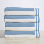 Striped Cabana Beach Towel - Edgartown Collection White Cliff Studio Towels
