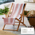 Striped Cabana Beach Towel - Edgartown Collection White Cliff Studio Towels