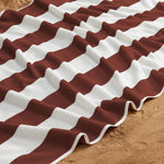 Striped Cabana Beach Towel - Edgartown Collection White Cliff Studio Towels