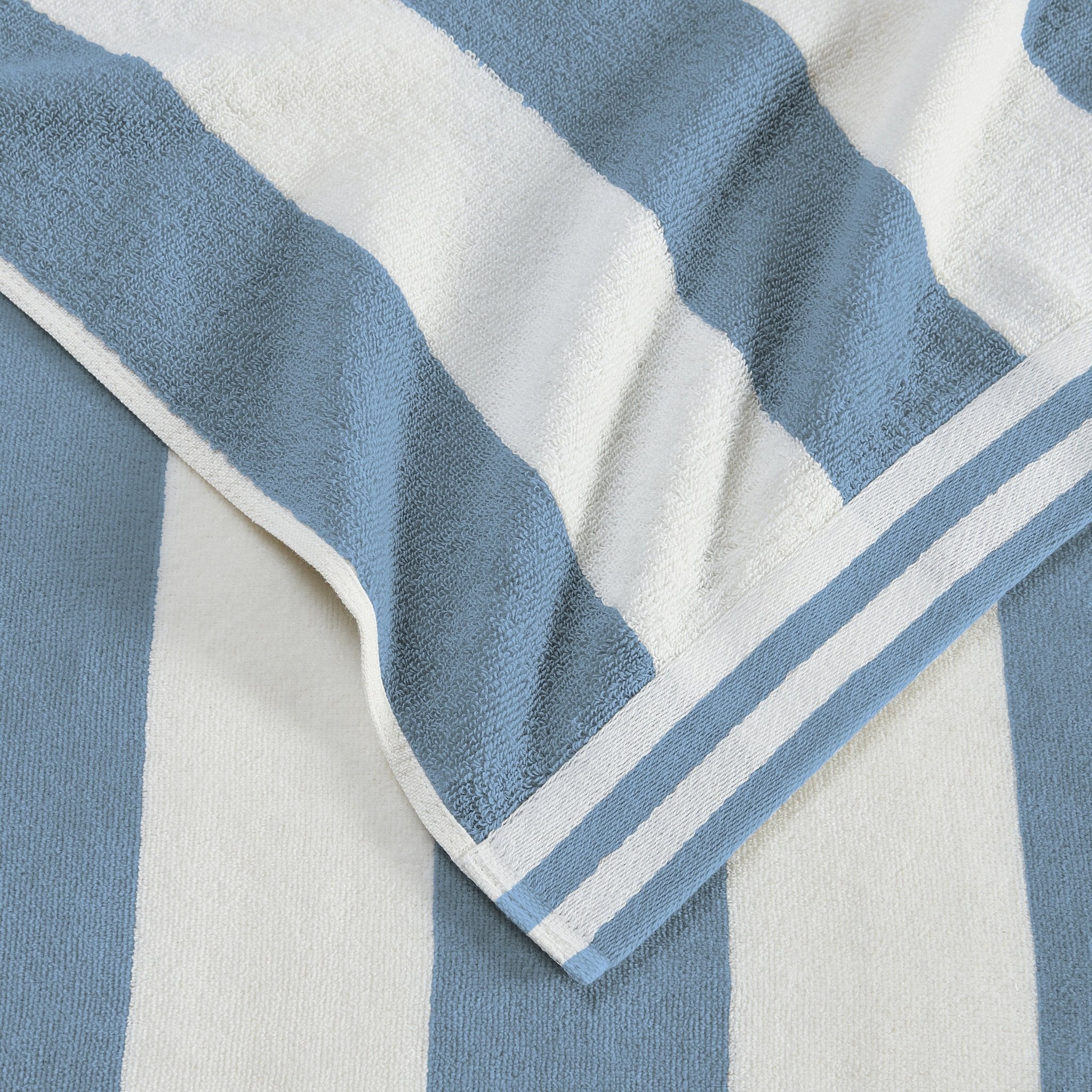 Striped Cabana Beach Towel - Edgartown Collection White Cliff Studio Towels
