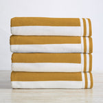 Striped Cabana Beach Towel - Edgartown Collection White Cliff Studio Towels