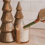 Sugar Cookies Soy Candle - Tinted Glass Jar - 12 oz White Cliff Studio Candles and Candle Accessories