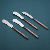 Sundance Butter Knife/Cheese Spreader 4 Pc. Set White Cliff Studio Flatware